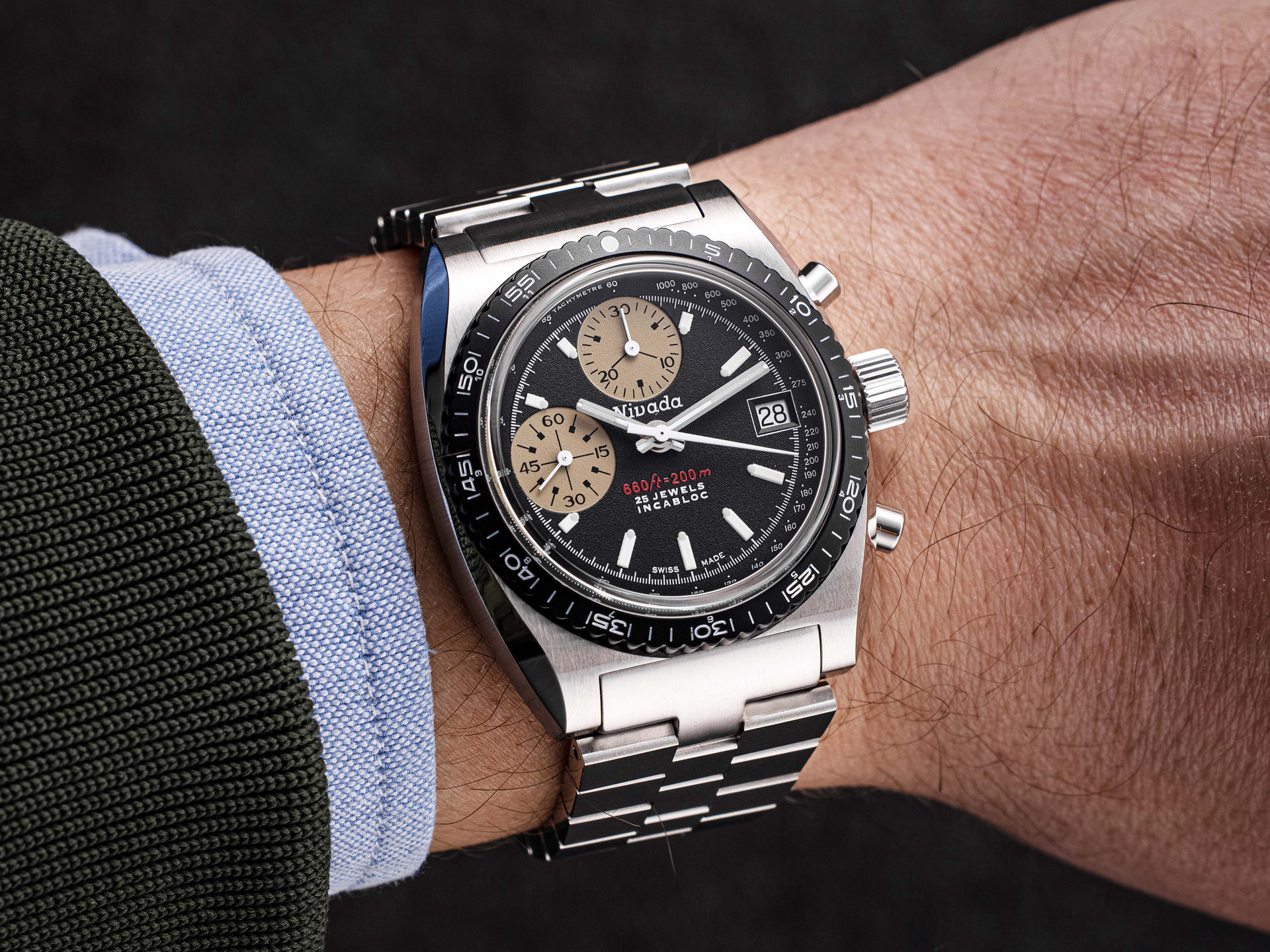 Nivada Grenchen Chronosport 38mm: Vintage Summer Vibes - Watch I Love