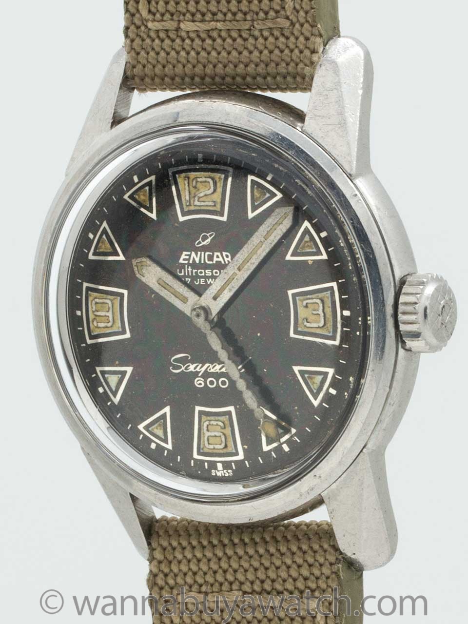 Enicar Sea Pearl 600 Divers circa 1960's