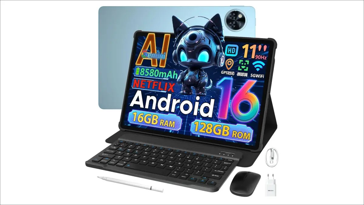 DOOGEE U11 － Android 16搭載モデルが登場！格安11インチタブレット