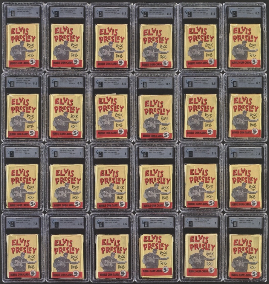 1956 Topps Elvis Presley Five-Cent Wax Box With 24 Packs – Post