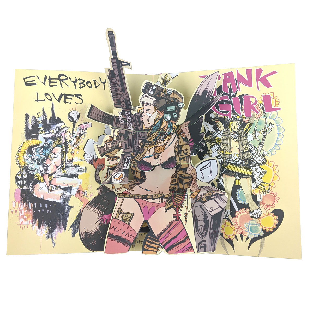 Jim Mahfood Everybody Loves Tank Girl Pop Up Print - Poposition