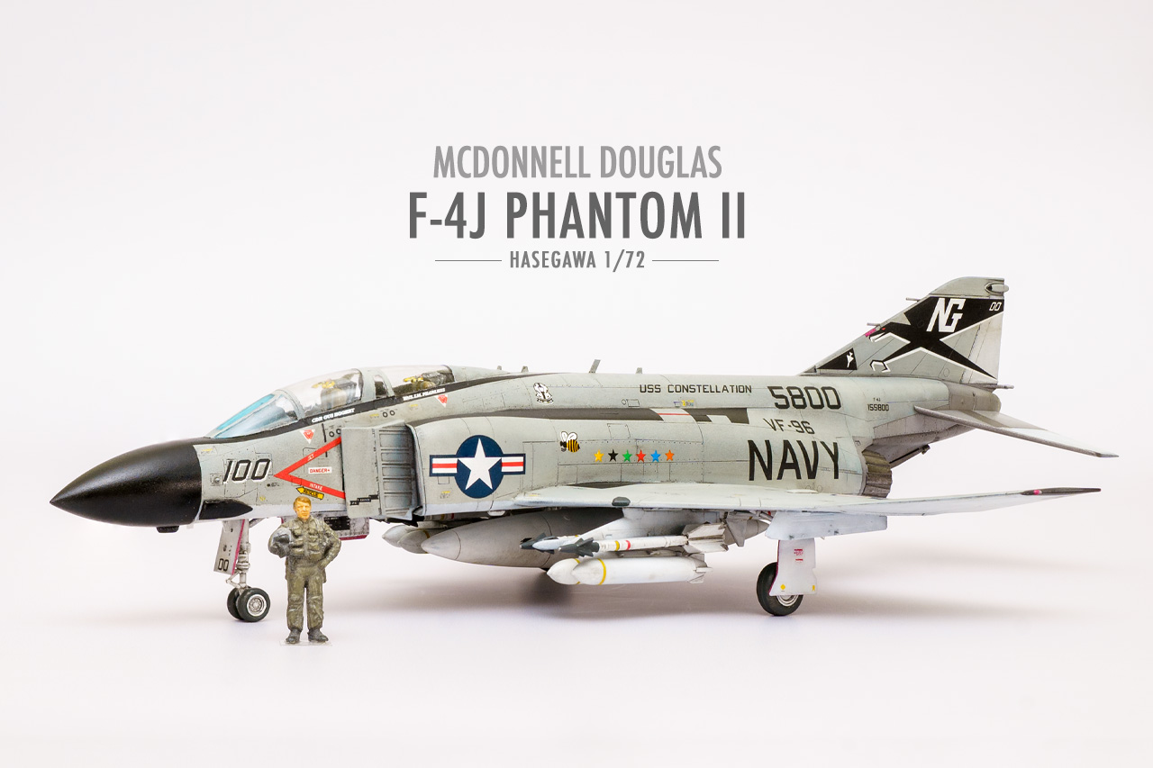 Completed : Hasegawa 1/72 McDonnell Douglas F-4J Phantom II
