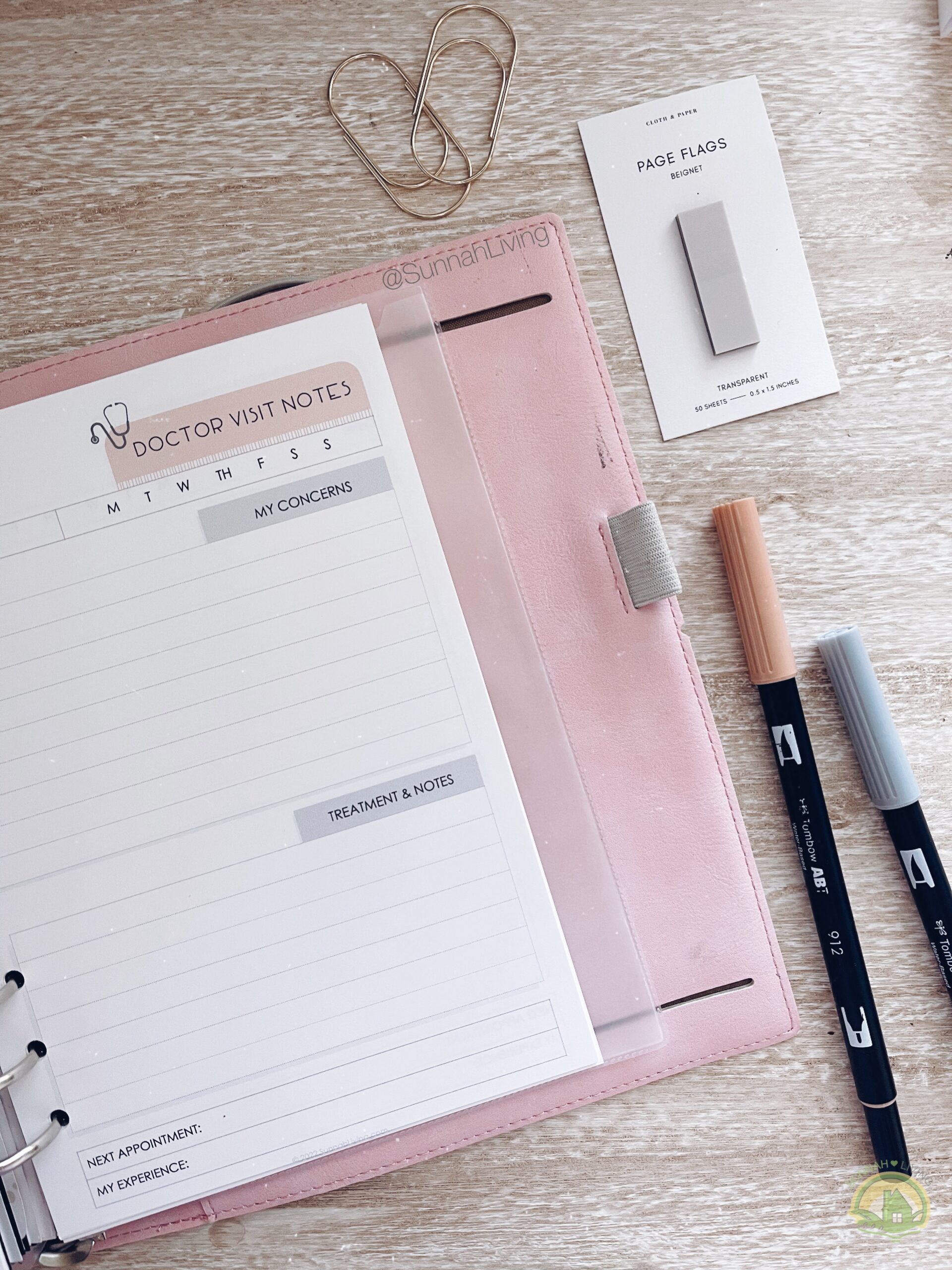 Doctor Visit Notes – S U N N A H ♥ L I V I N G