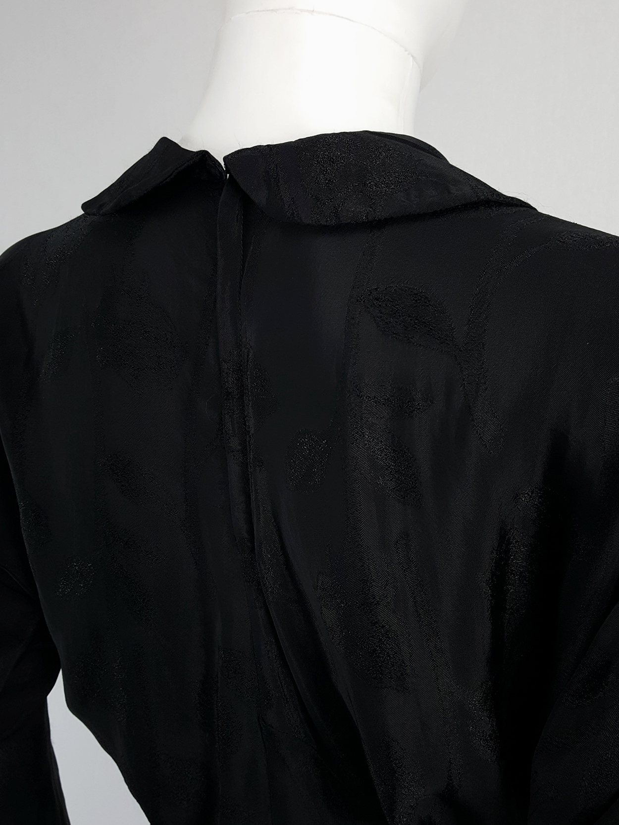 Comme des Garçons black batwing maxi dress — fall 1993 - VANIITAS