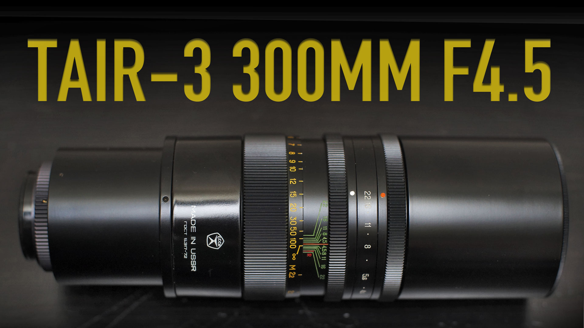 TAIR-3 300mm F4.5 Review | Vintage Lenses For Video