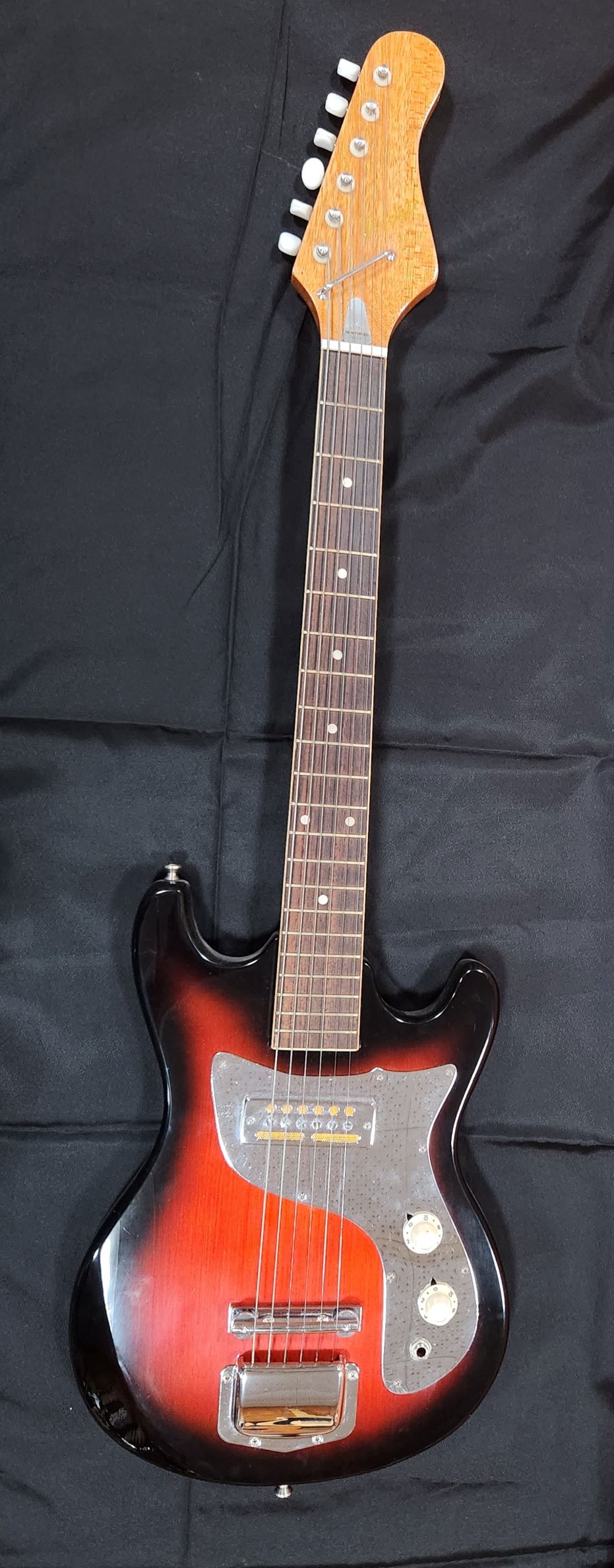 Vintage 1960's MIJ Ranger Kawai Teisco Electric Guitar Sunburst