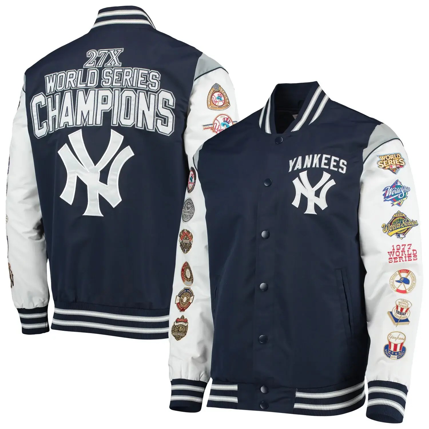New York Yankees Complete Game Commemorative Full-Snap Navy