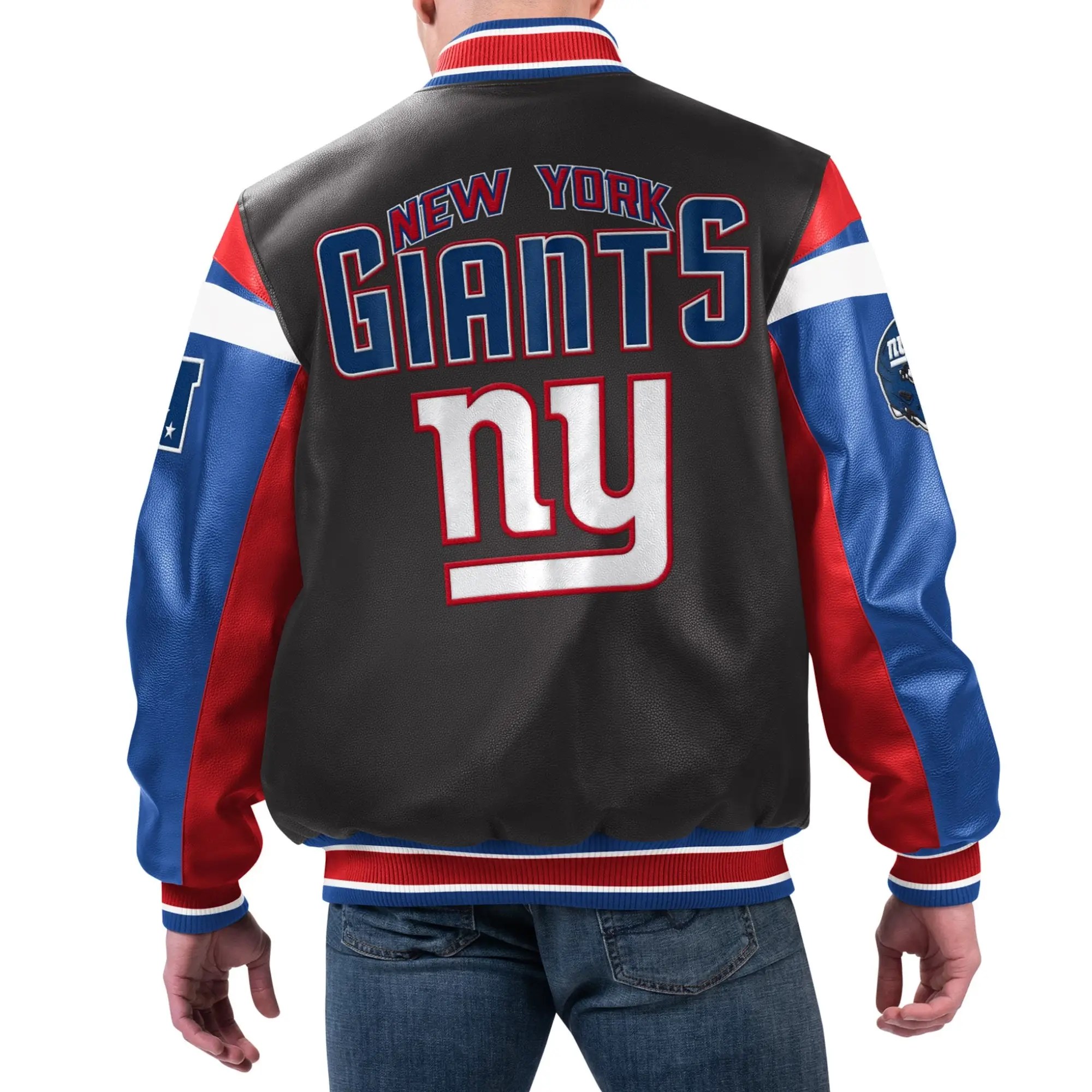 New York Giants G-III Sports by Carl Banks Full-Zip Varsity
