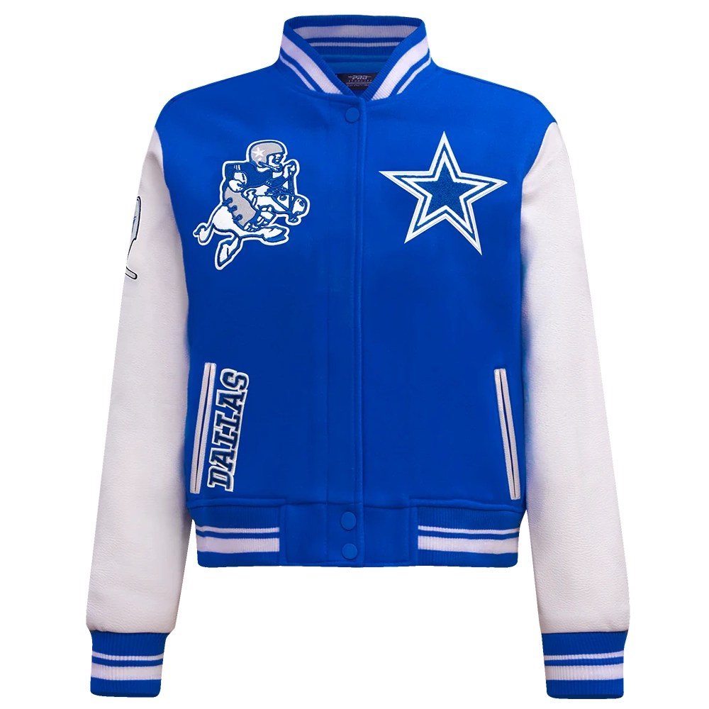 Dallas Cowboys Retro Classic Women's Wool & Leather Blue/White