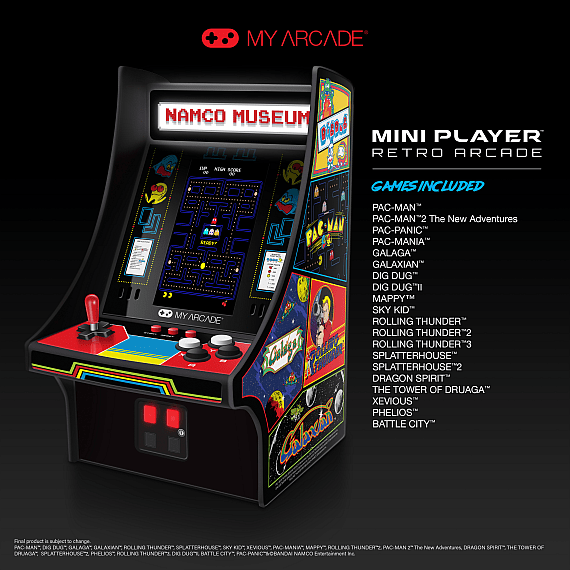 NAMCO Museum Mini & Pac-Man Pocket Players | AUSRETROGAMER