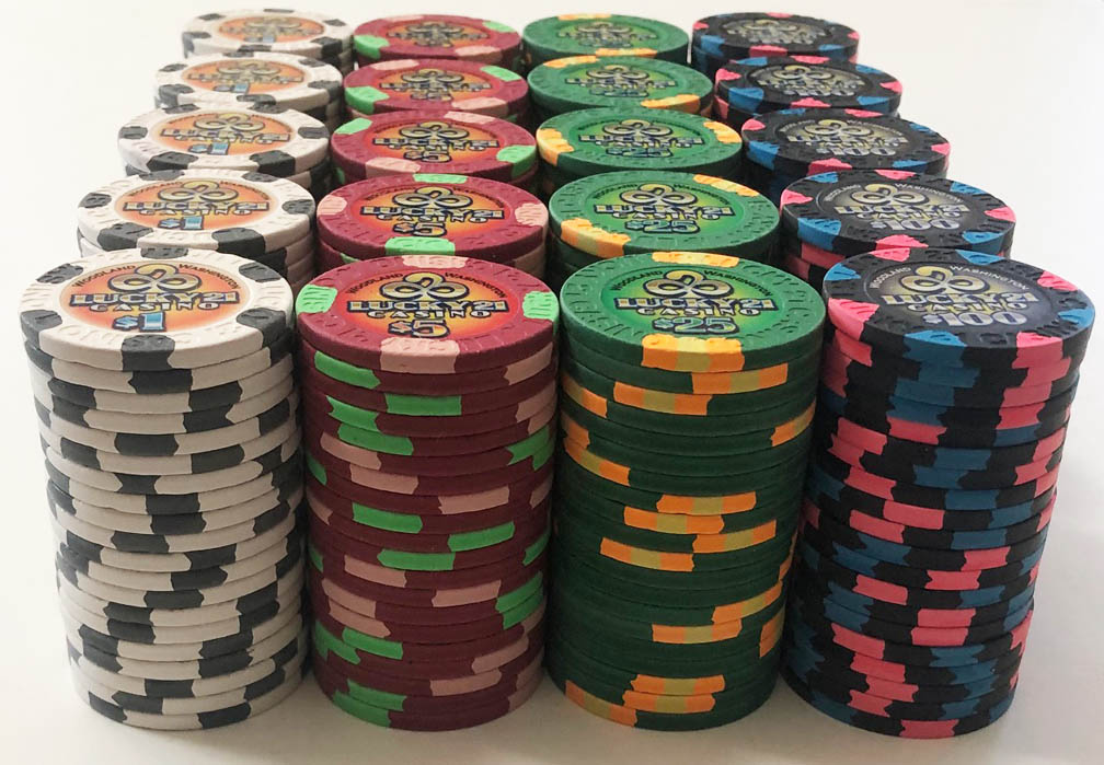 500 Lucky 21 Casino Paulson Set - Apache Poker Chips