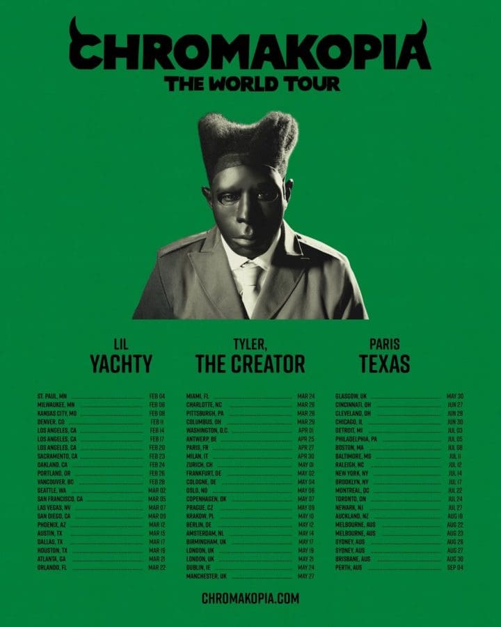 Tyler, The Creator 2025 Tour Dates Announced: CHROMAKOPIA World
