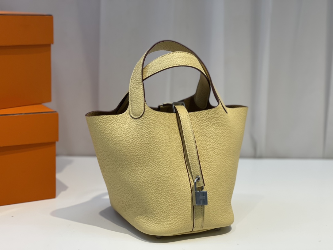 エルメス ピコタンロック PM トリヨンクレマンス ジョーヌプッサン