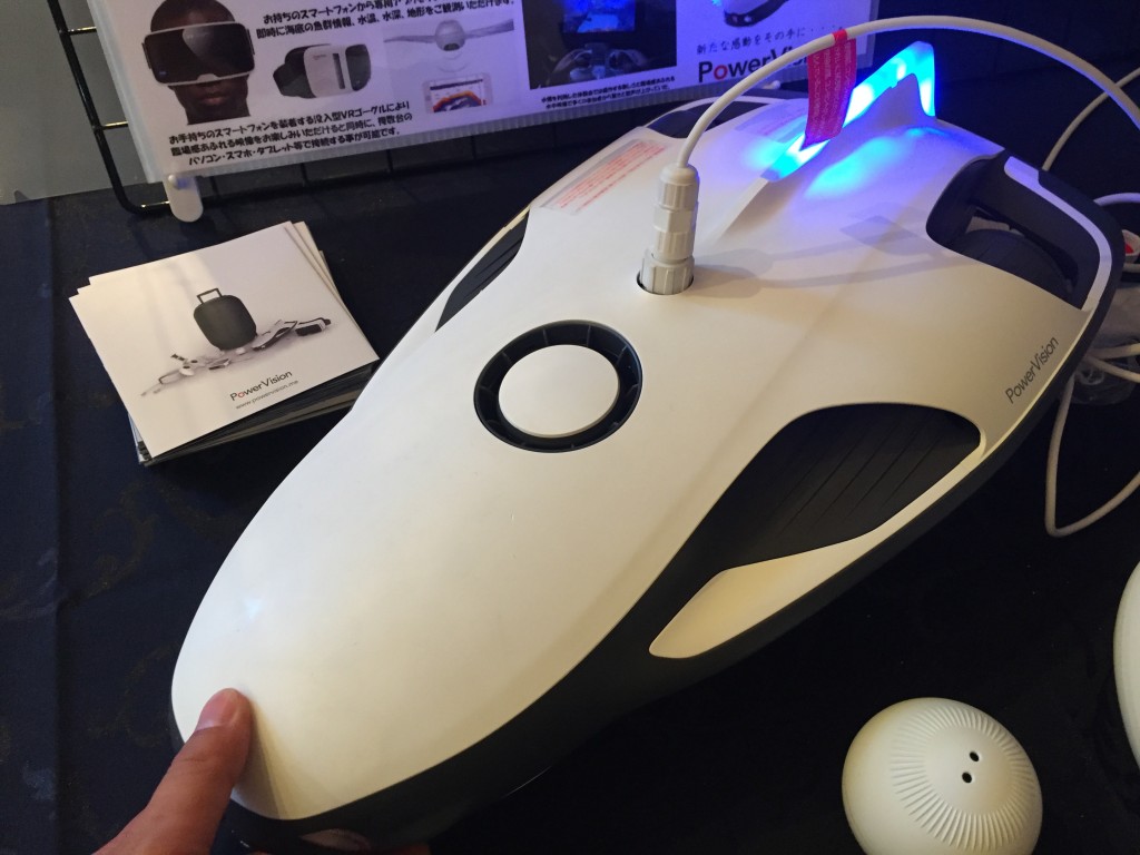 POWER RAY(パワーレイ)」釣り人ならずとも大注目の水中ドローンで世界