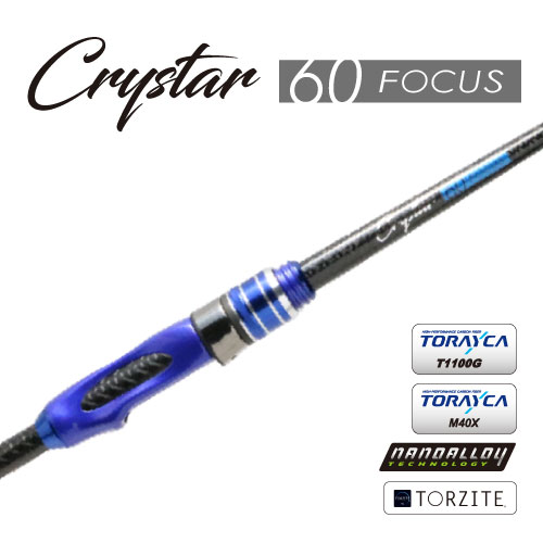 クリスター60フォーカス】0.3g超軽量ジグ単～2gハードルアーが扱える