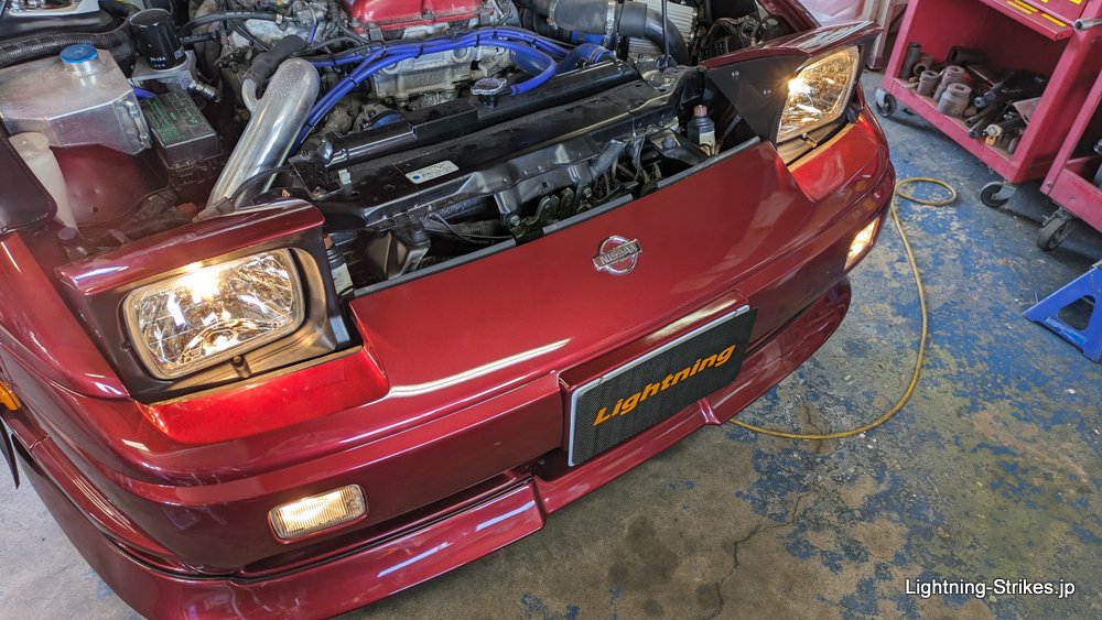 180SX リトラクタブルヘッドライトモーター交換|Lightning Blog