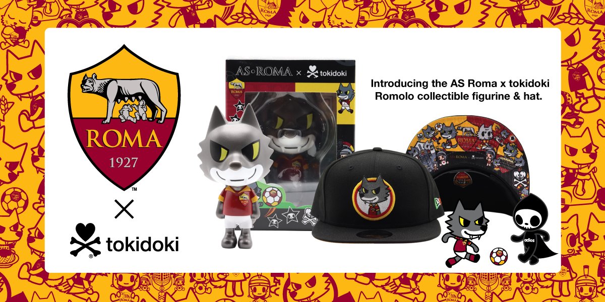 tokidoki Teams Up With AS Roma To Bring Fans Mascot Inspired Toy