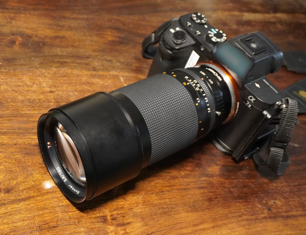▷➀ Olympia Sonnar Carl Zeiss 180mm f2.8 lens Made in West- vs