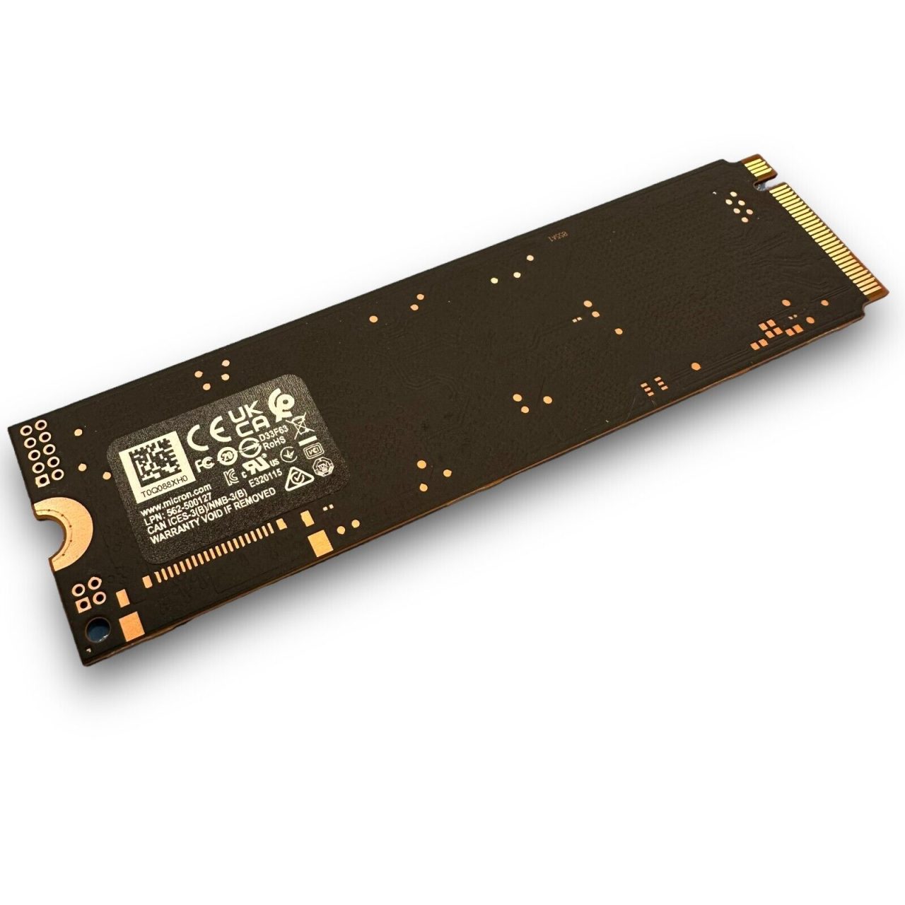 Micron 3400 512GB M.2 NVMe SSD, High-Speed Solid State Drive