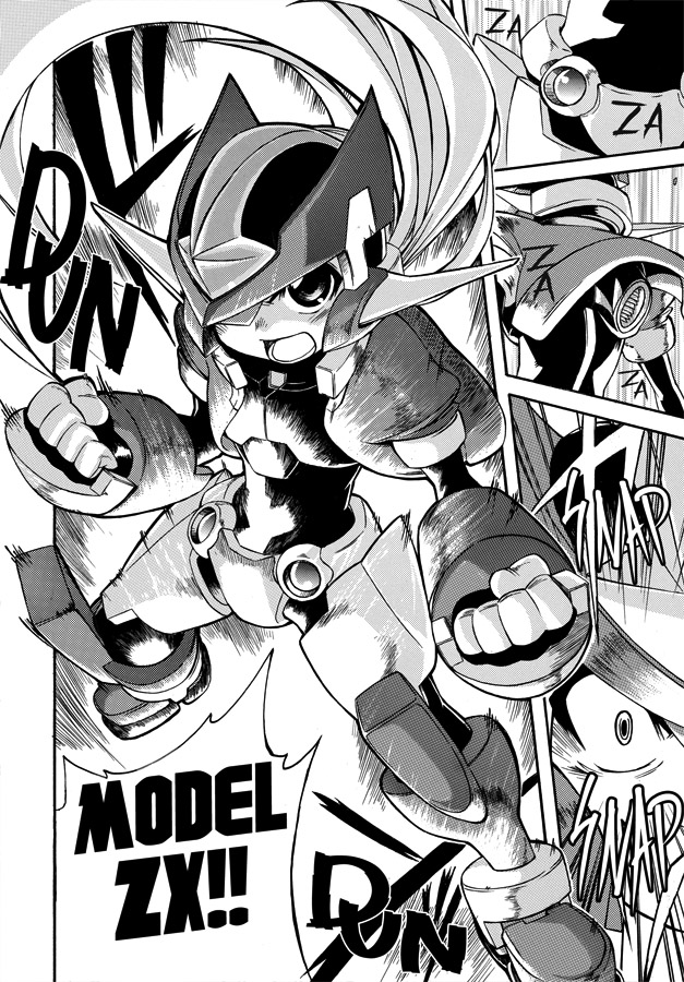 Some Lovely Mega Man ZX Manga Previews - The Mega Man Network