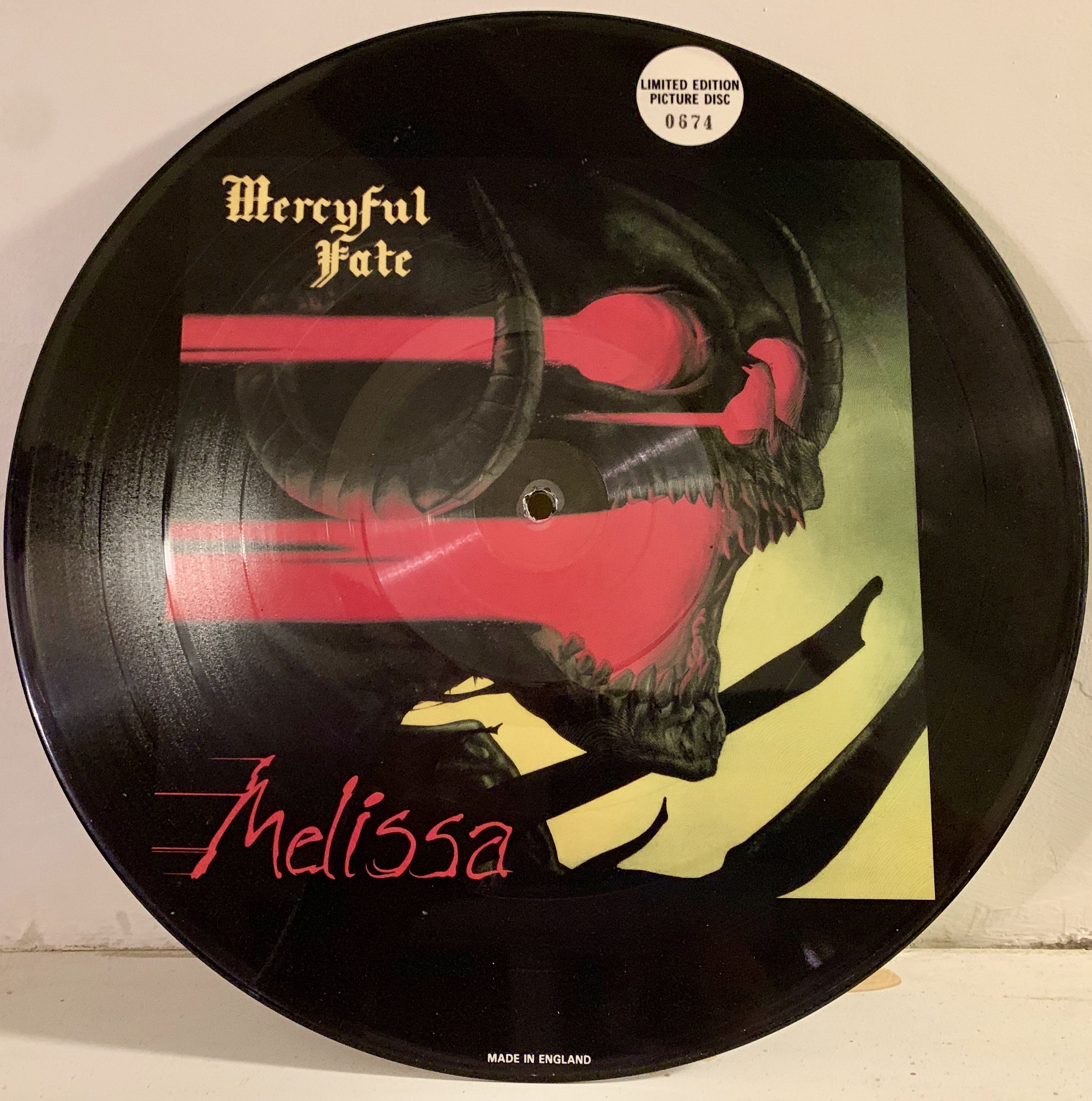 Mercyful Fate - Melissa LP Megaforce Picture Disc MRI-369 - Thrash