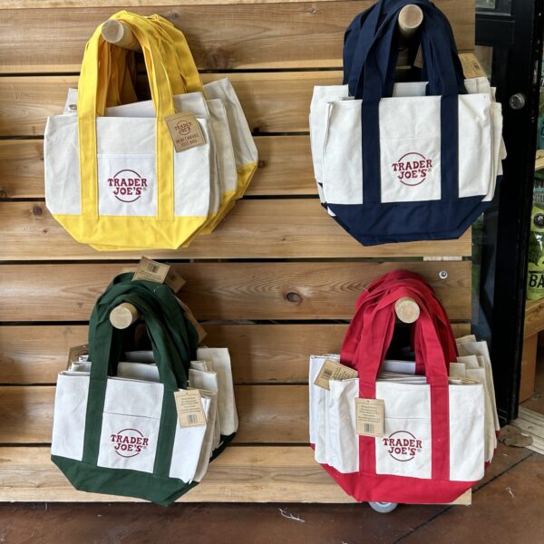 Trader Joe's Mini Canvas Tote Bag トレジョ ミニキャンバストート