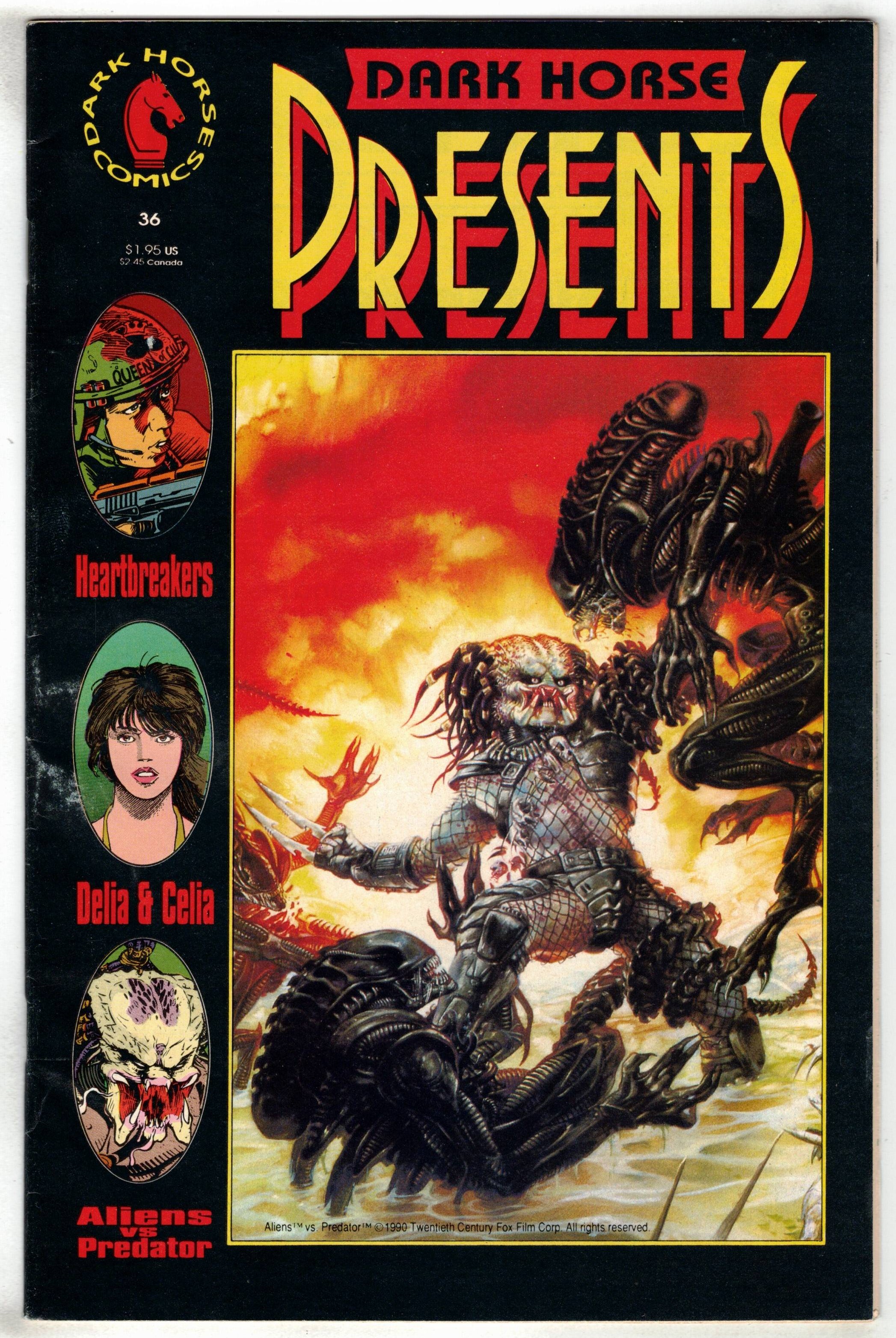 Dark Horse Presents #36 Cover A 1st Aliens vs Predator AvP 1986 VF