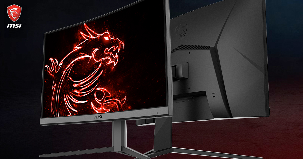 MSIが湾曲パネルのゲーミングモニター「Optix G24C4」「Optix G27C4