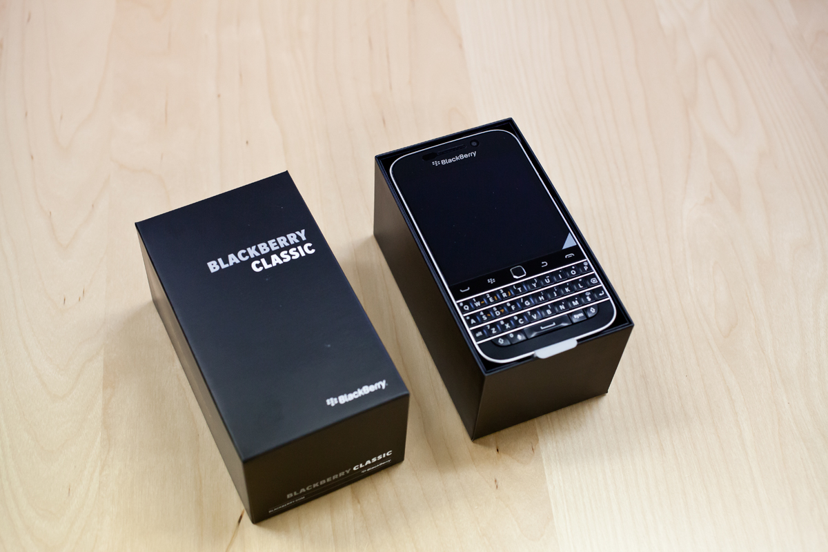 BlackBerry Classic, the long-awaited BlackBerry fan, has arrived