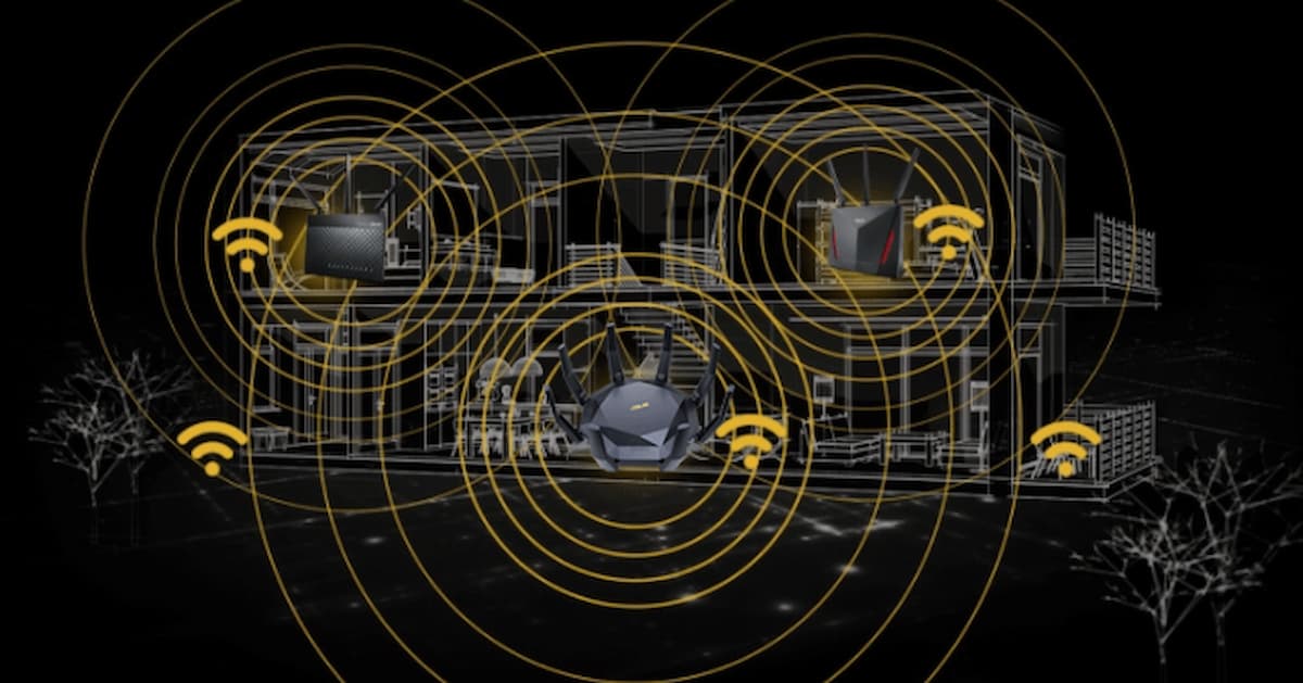 丸いボディを8本のアンテナが囲う独特なデザインのWi-Fi 6無線ルーター
