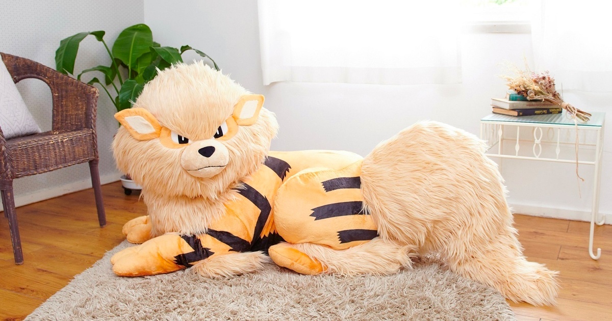 ぬいぐるみ 添い寝ウインディ」がポケモンセンターオンラインで受注