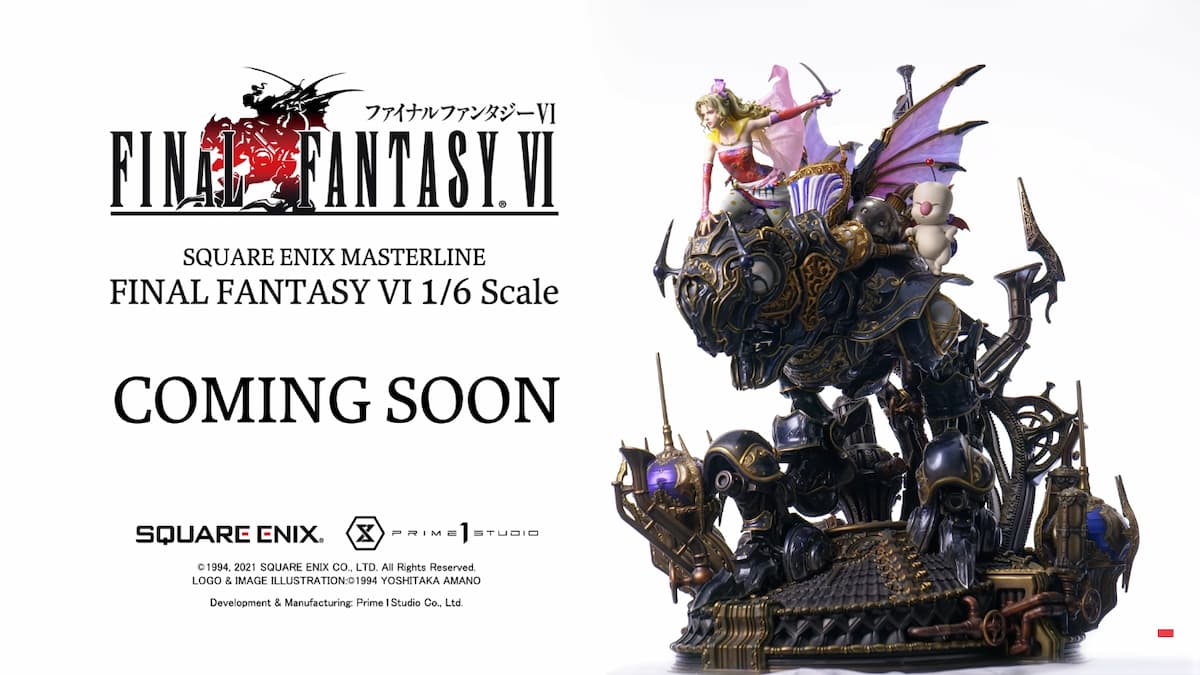 Tina & Magic Armor & Mowgli will be released from FFVI as the