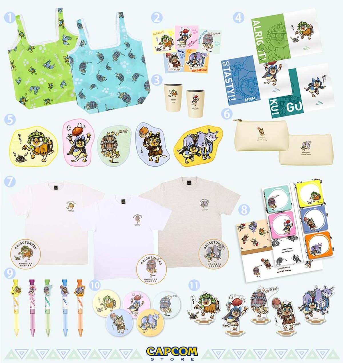 ヨシ！】2022年の猫の日を記念して「仕事猫」×「モンスターハンター