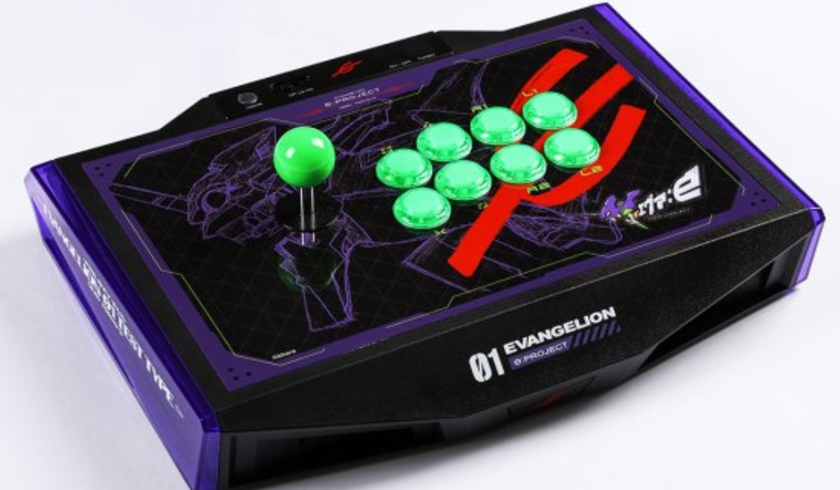 EVANGELION e:PROJECT ARCADE CONTROLLER, an arcade controller
