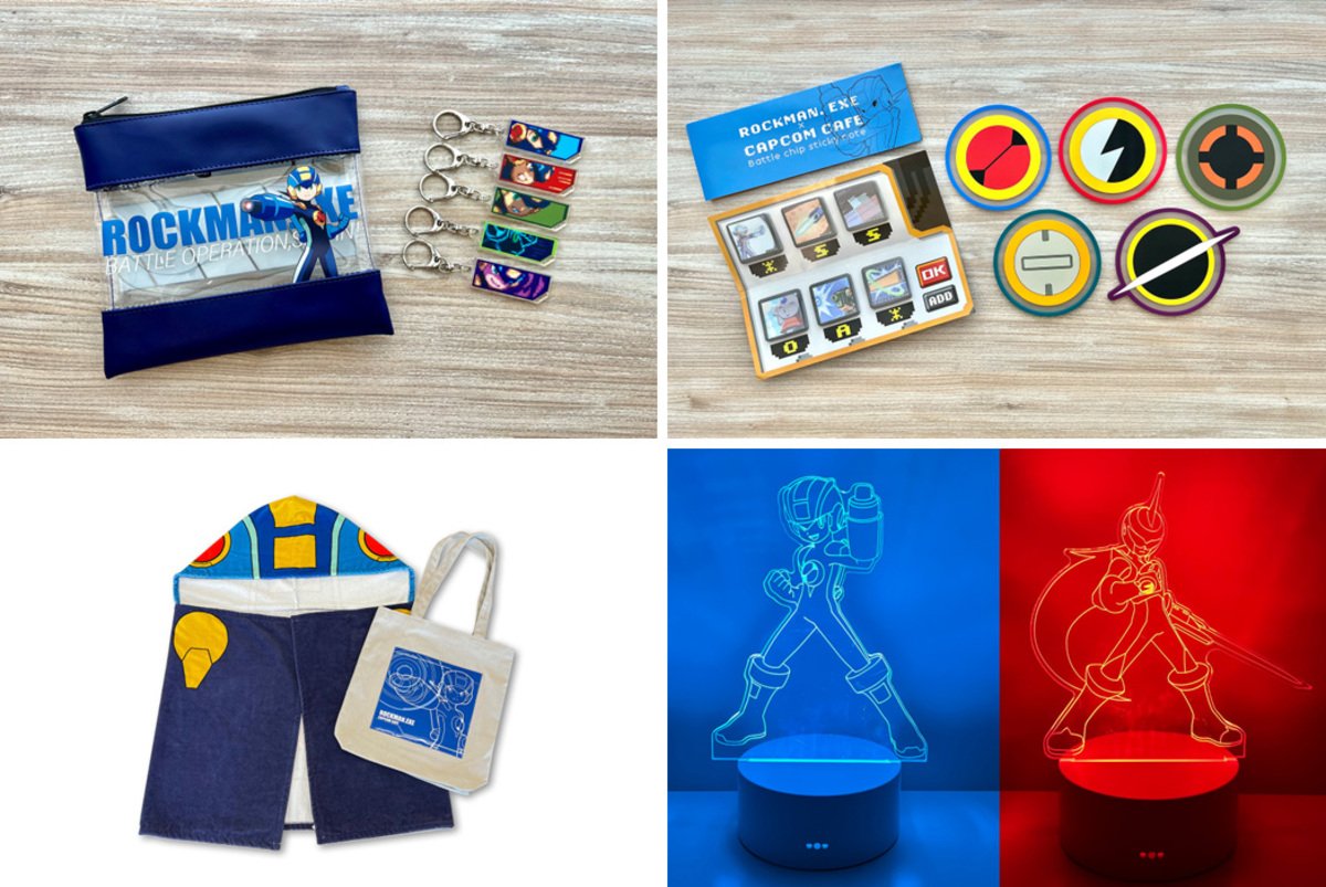 カプコンカフェと「ロックマンエグゼ」シリーズの限定グッズとコラボ