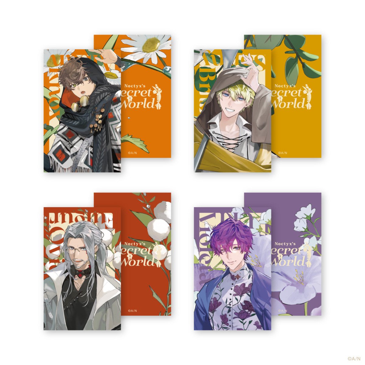 NIJISANJI EN所属の4人組ユニット「Noctyx」のグッズ「Noctyx's Seclet