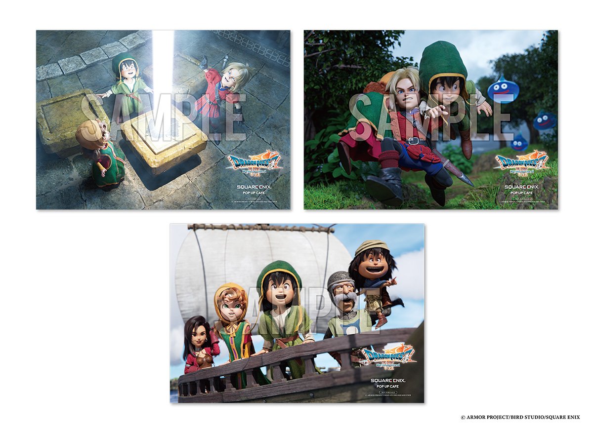 SQUARE ENIX POP UP CAFE」で「ドラゴンクエストVII Reimagined