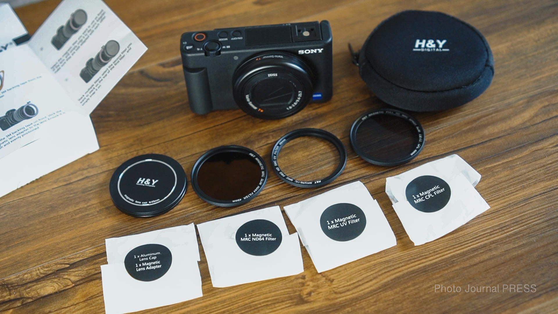 ZV-1専用の H&Y マグネット式フィルターが使いやすい(ND、CPL、UV