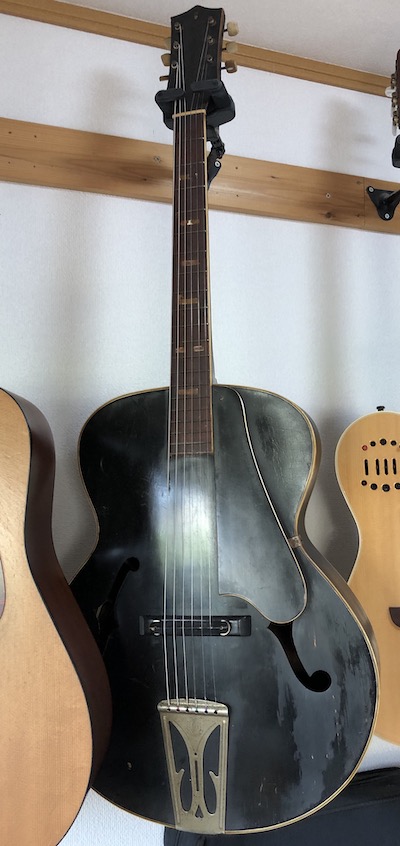 木曽鈴木バイオリン ジャパンビンテージ！！ アーチトップギターの改造