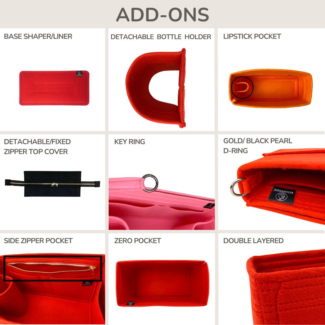 Bag Organizer for Chanel 19 Flap (Small/Regular Size/26cm) - Zoomoni