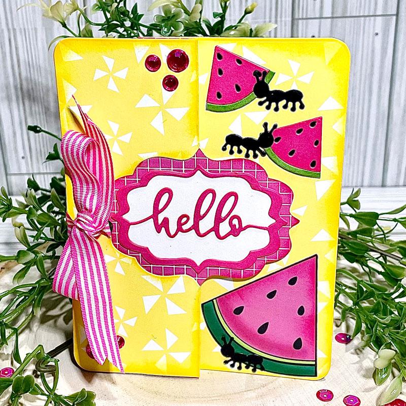 The Stamps of Life Fancy Frame Flip-it Interactive Card Die Set | HSN