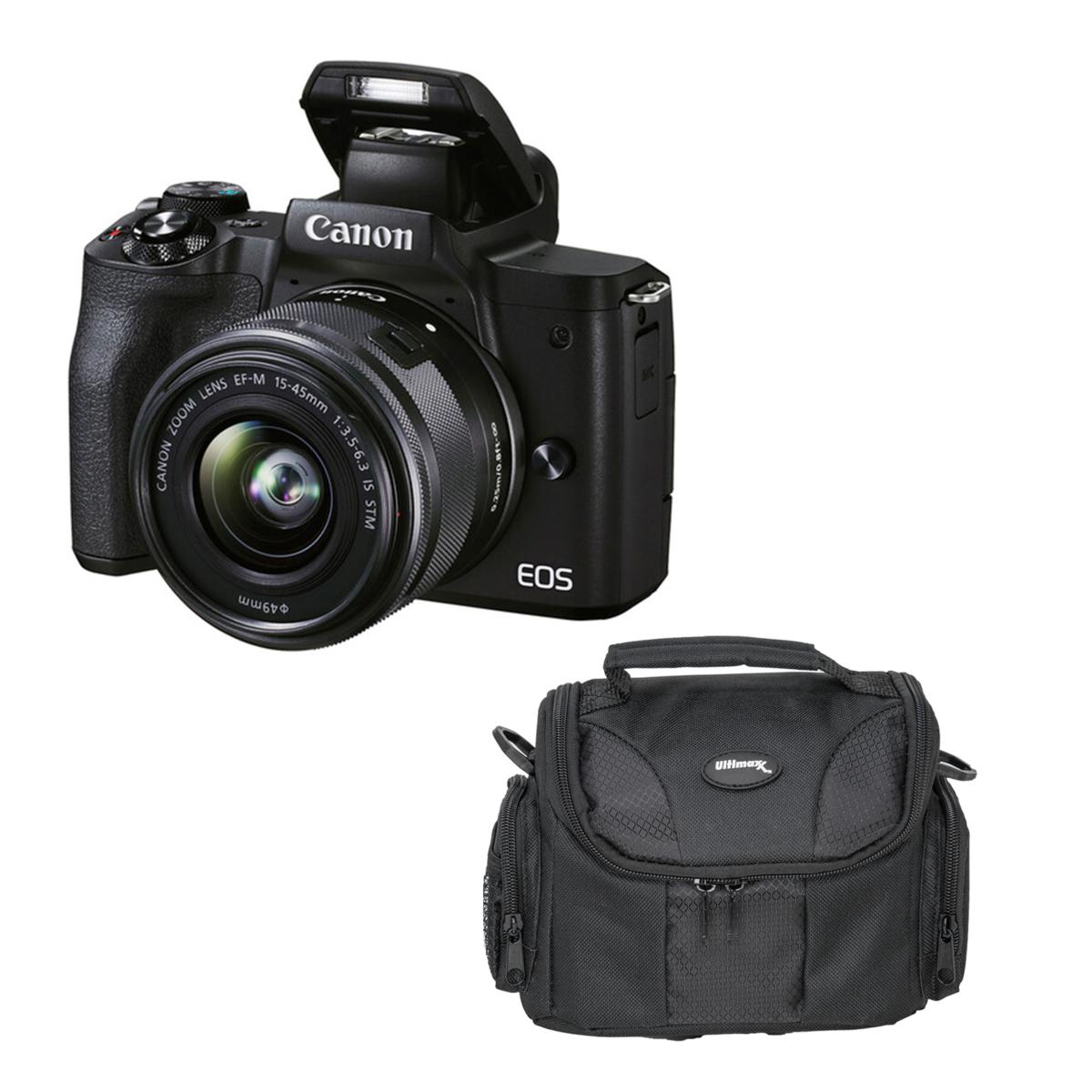 Canon EOS M50 Mark II Mirrorless Digital Camera w/ 15-45mm Lens