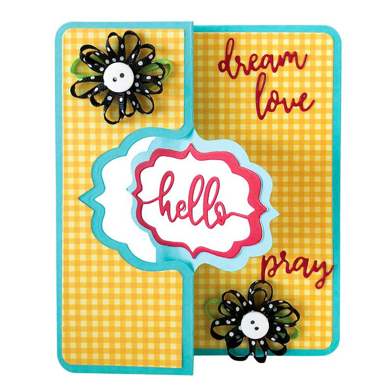 The Stamps of Life Fancy Frame Flip-it Interactive Card Die Set | HSN
