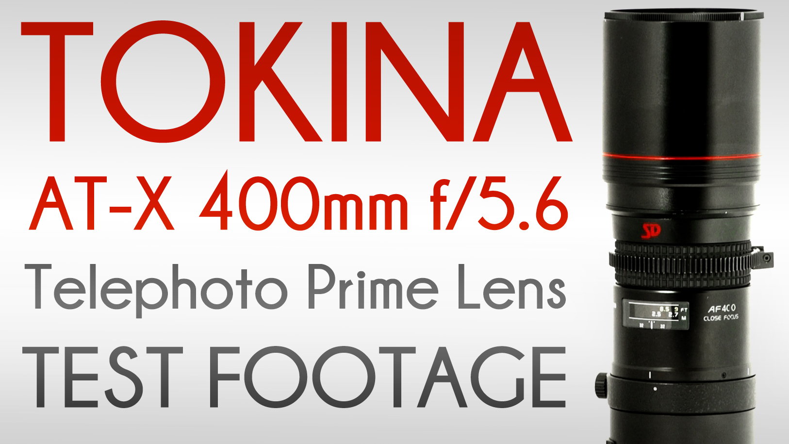 TOKINA AT-X 400mm f/5.6 Telephoto Lens | Test Footage | Vintage