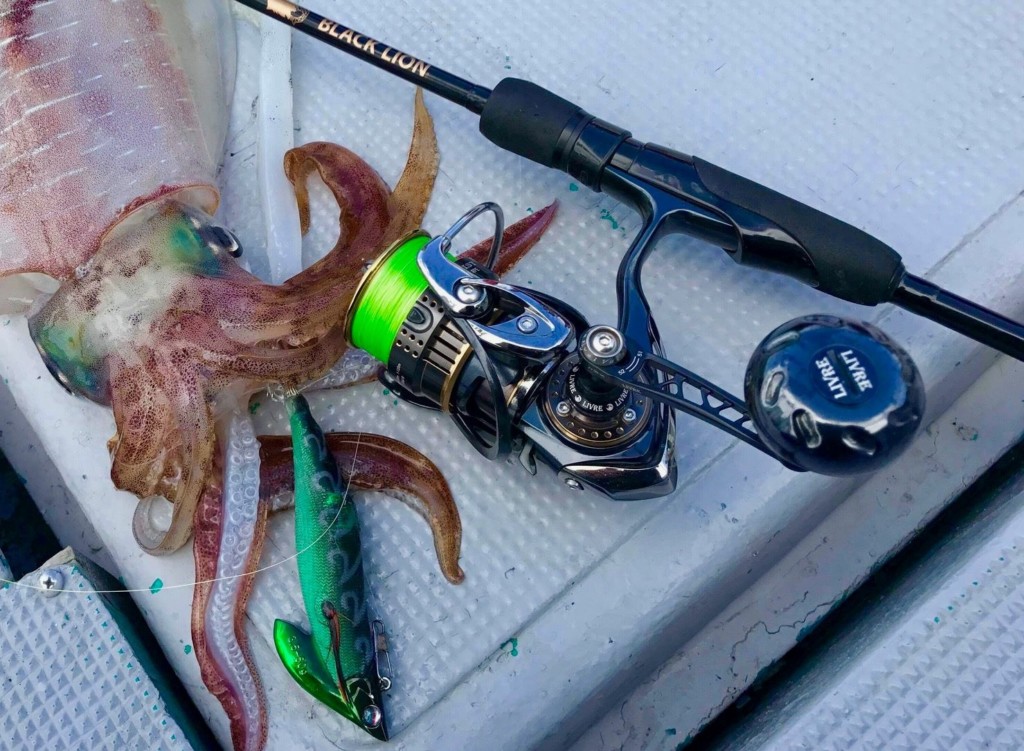 ブラックライオンの人気ティップランエギング専用ロッドにTipホワイト