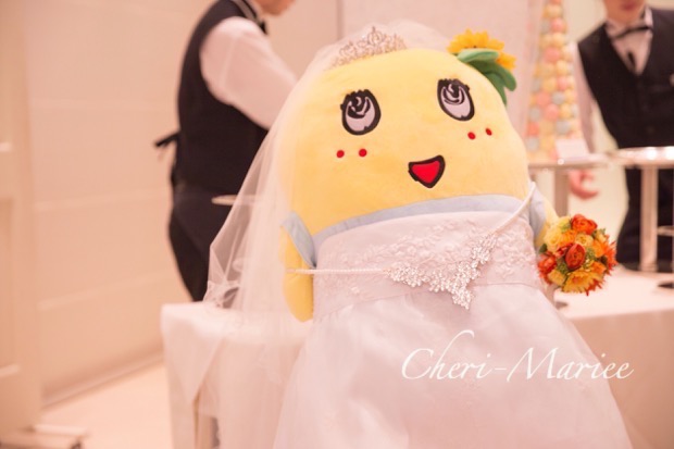 身長120センチのふなっしー用オーダーメイドブーケを作りました