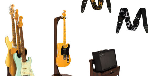 Fenderアクセサリー新製品、ストラップ、木製ギタースタンドなど5種類
