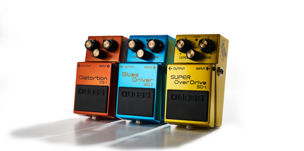BOSSから50周年記念 コンパクトペダル3機種リリース！ – GuitarQuest