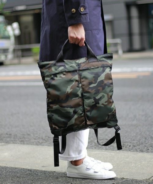 PORTER×ローアーケース別注コラボ2WAYカモフラバッグ登場