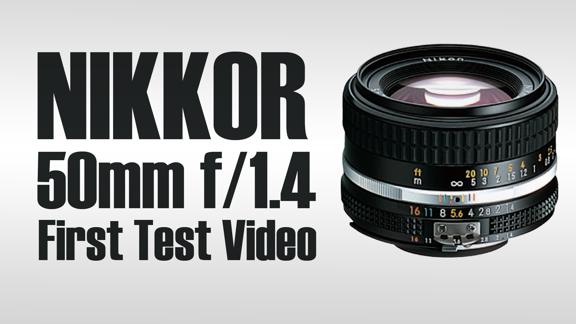 First Nikon Nikkor 50mm f/1.4 Test and Overview | Vintage Lenses